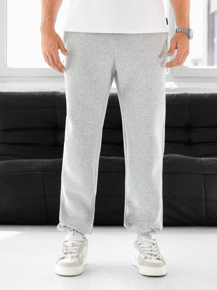 Blakely Basic Relaxed Cuffed Sweatpants - Mergelgrau
