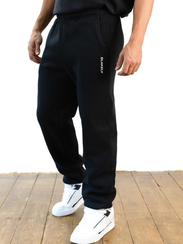 Italic Linear Relaxed Sweatpants - Schwarz