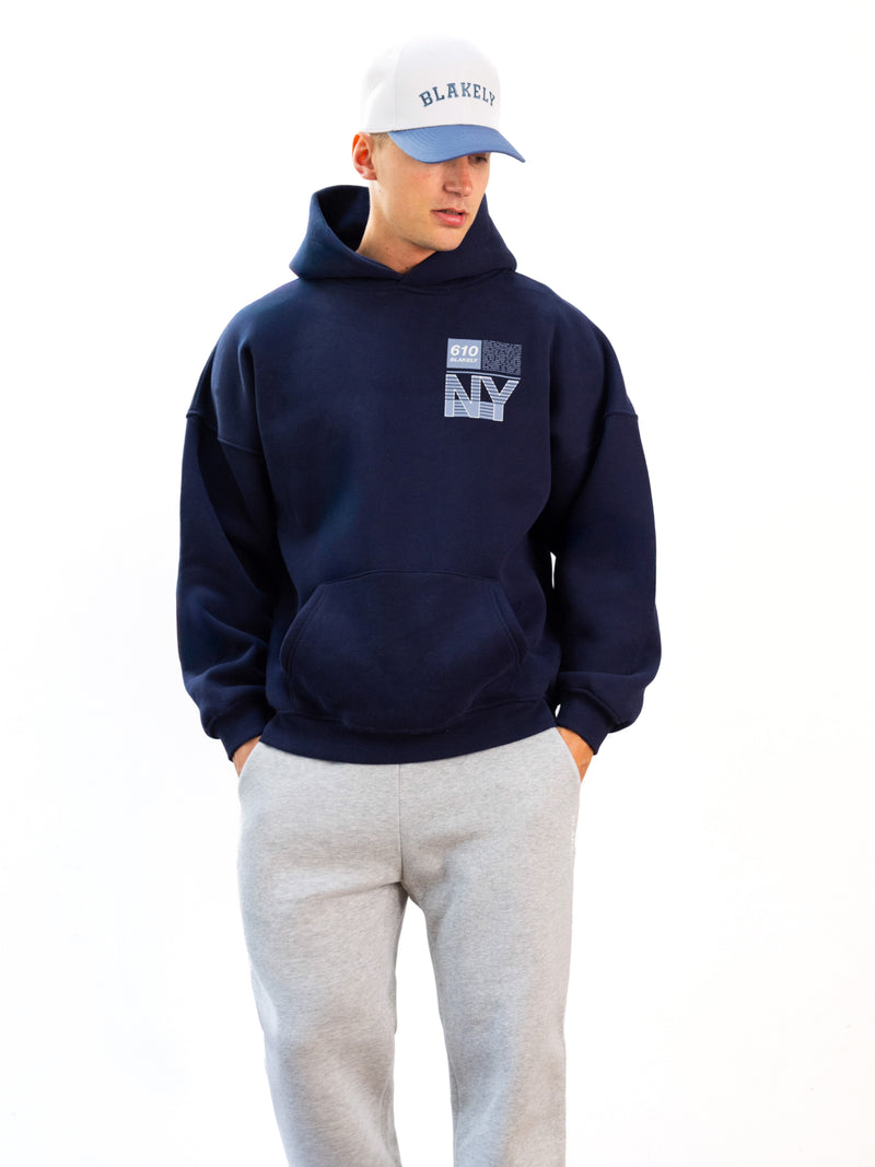 Italic Linear Relaxed Sweatpants - Marl Grey