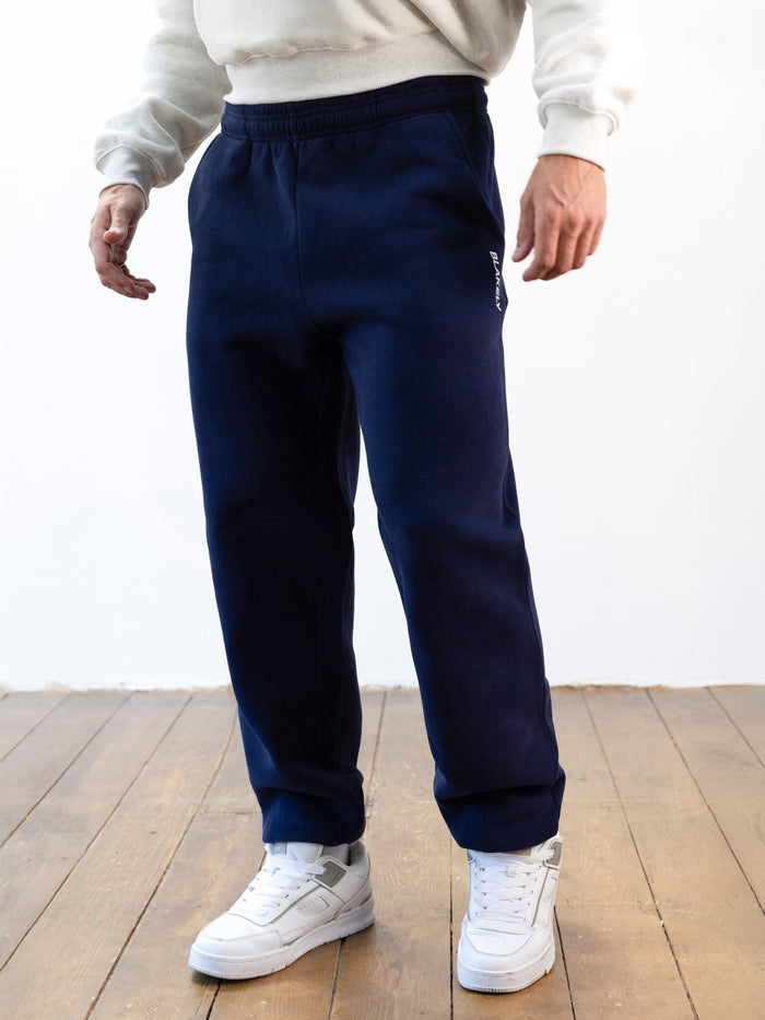 Italic Linear Relaxed Sweatpants - Marine