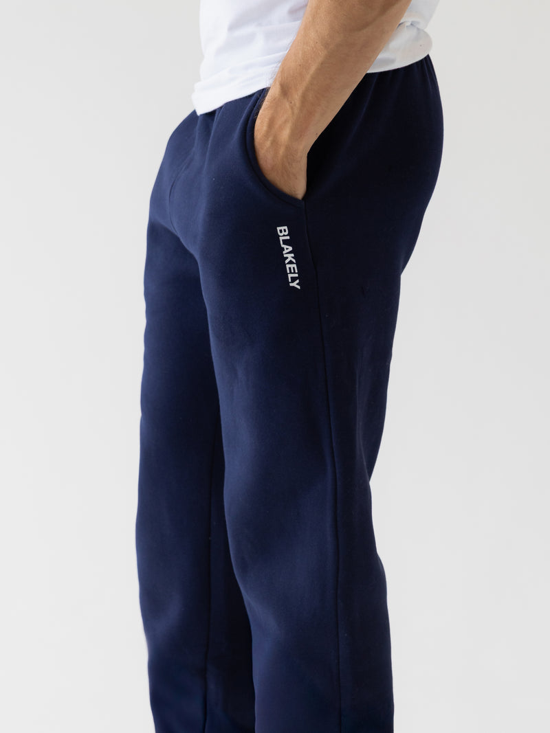 Italic Linear Relaxed Sweatpants - Marine