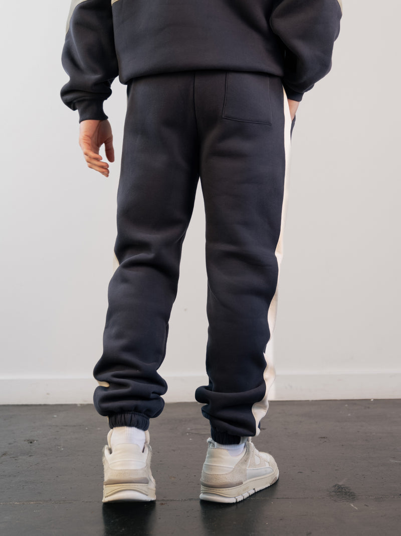 Panel Relaxed Sweatpants - True Navy