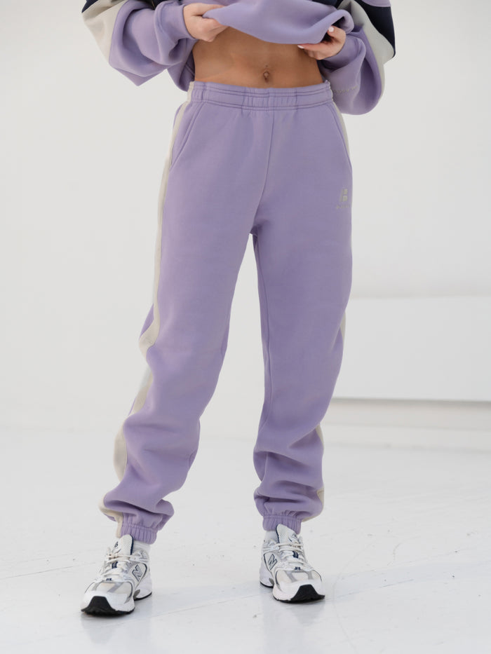 Panel Sweatpants - Violet