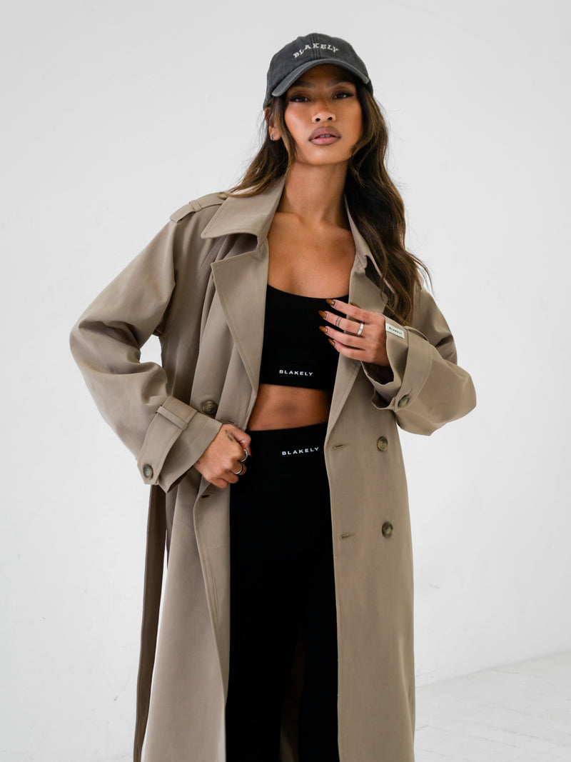 Amara Trench Coat - Beige