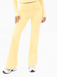 Ultimate Soft Lifestyle Flares - Butter Yellow