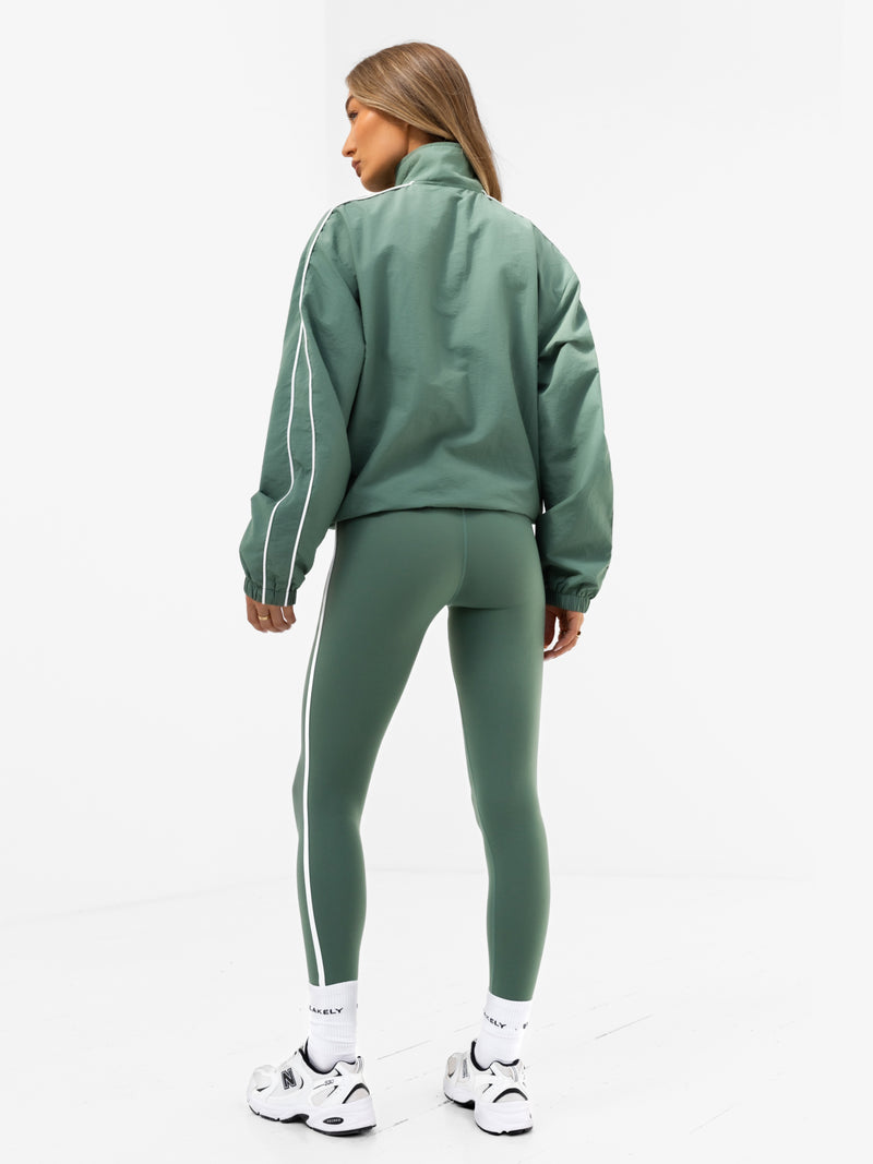 Jada Track Jacket - Vintage Green