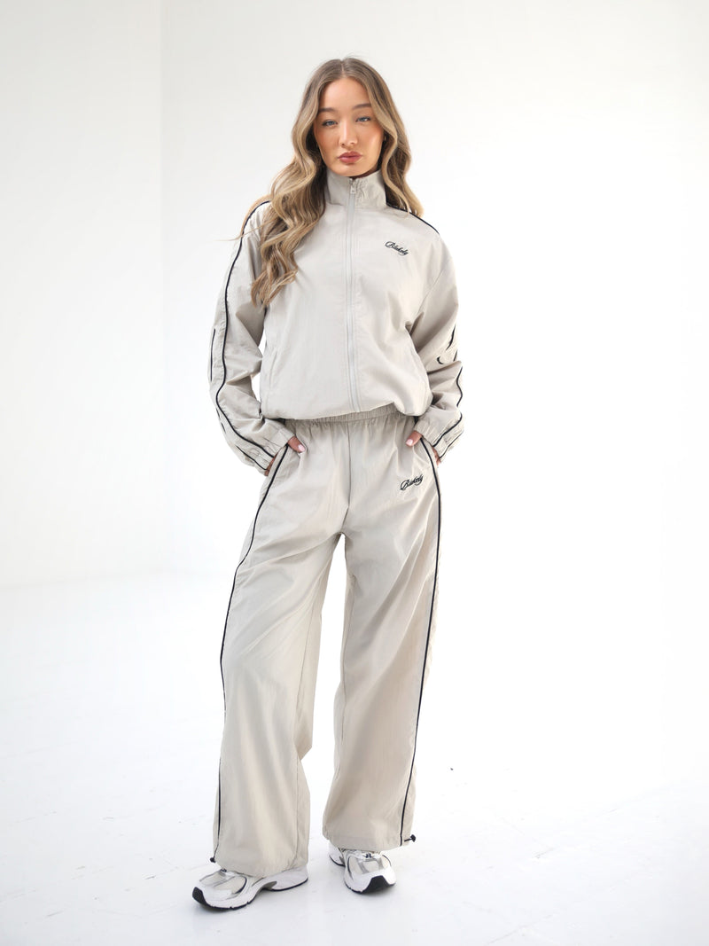Off Duty Full Zip Jacket - Light Taupe