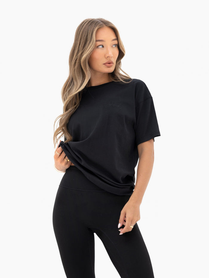 Freya Oversized T-Shirt - Schwarz