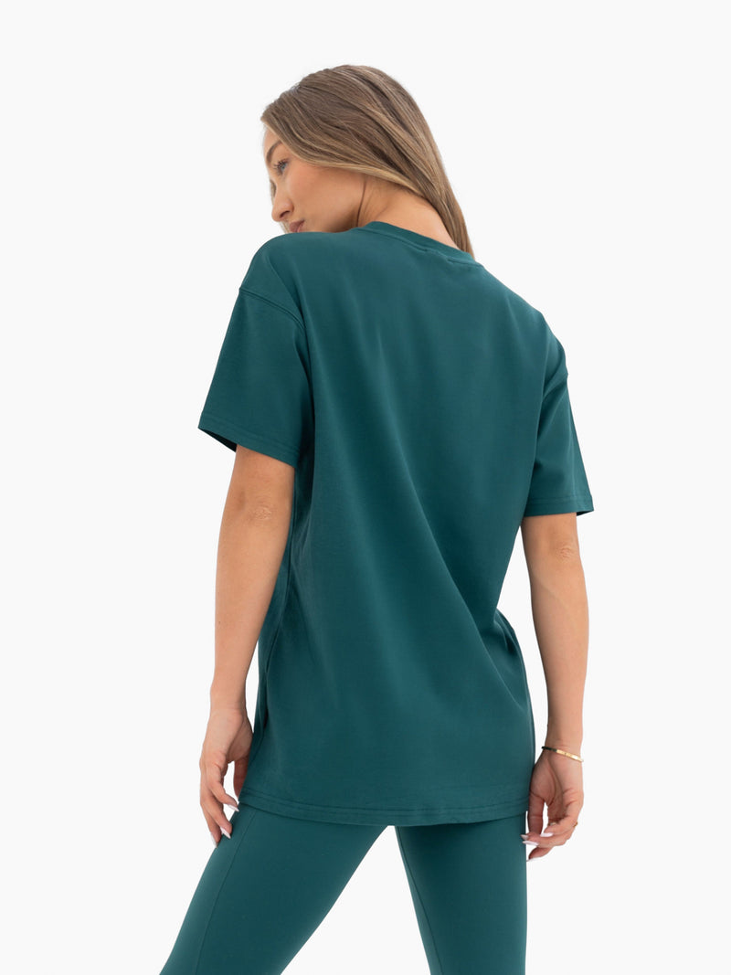 Freya Oversized T-Shirt - Deep Green