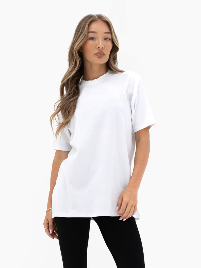 Freya Oversized T-Shirt - Weiß
