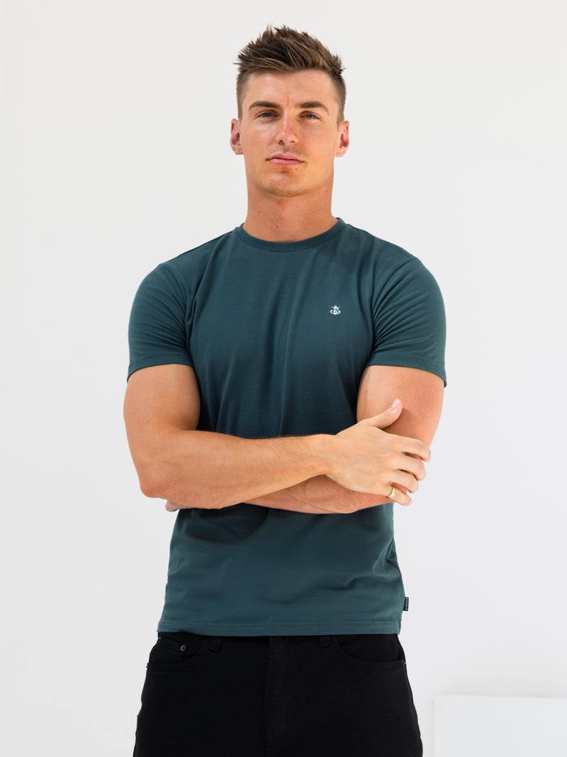 Anchor Relaxed T-Shirt - Teal Green