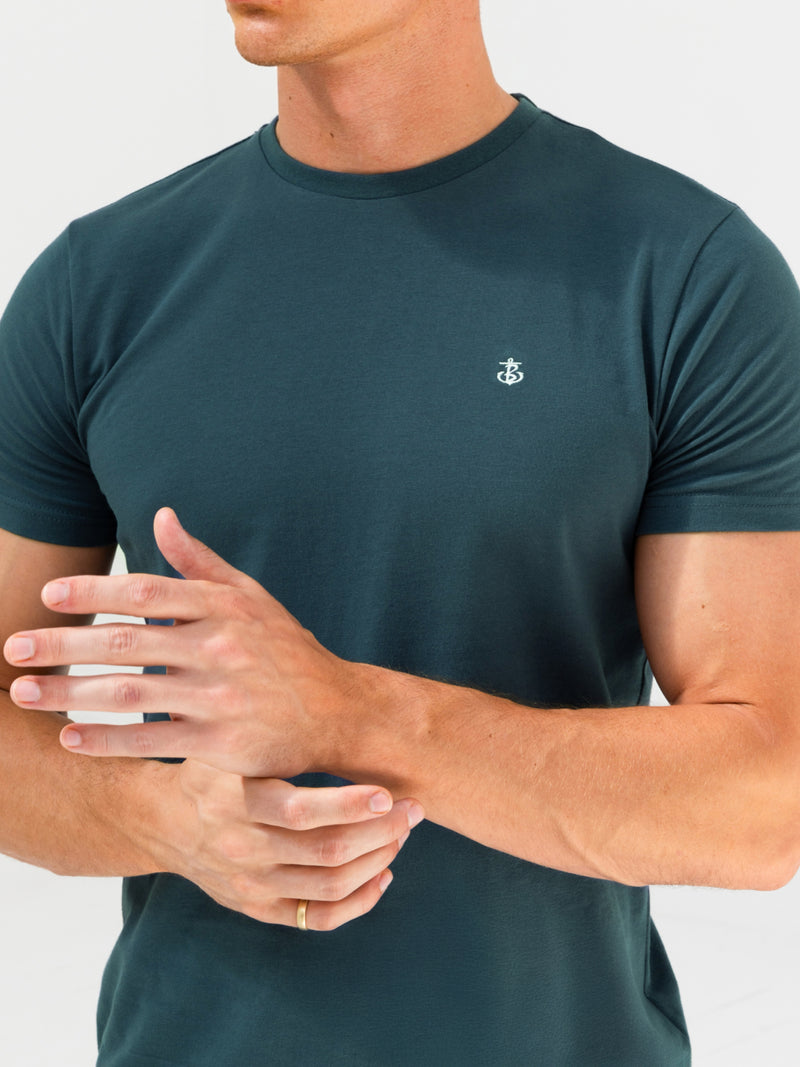 Anchor Relaxed T-Shirt - Teal Green
