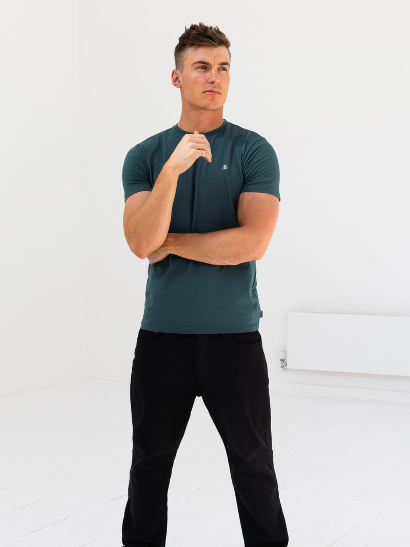 Anchor Relaxed T-Shirt - Teal Green