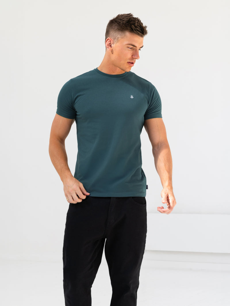 Anchor Relaxed T-Shirt - Teal Green