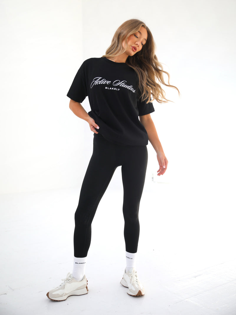 Off Duty Oversized T-Shirt - Black
