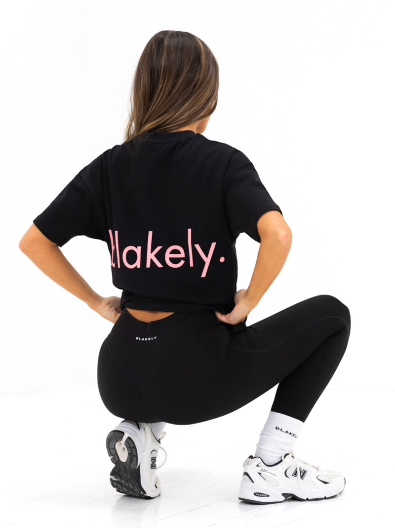 Lexi Oversized T-Shirt - Black