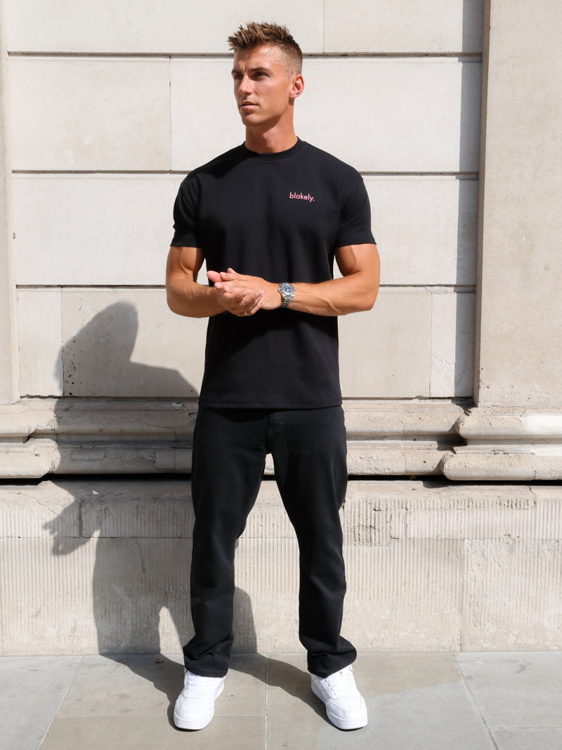 Leo Relaxed T-Shirt - Black