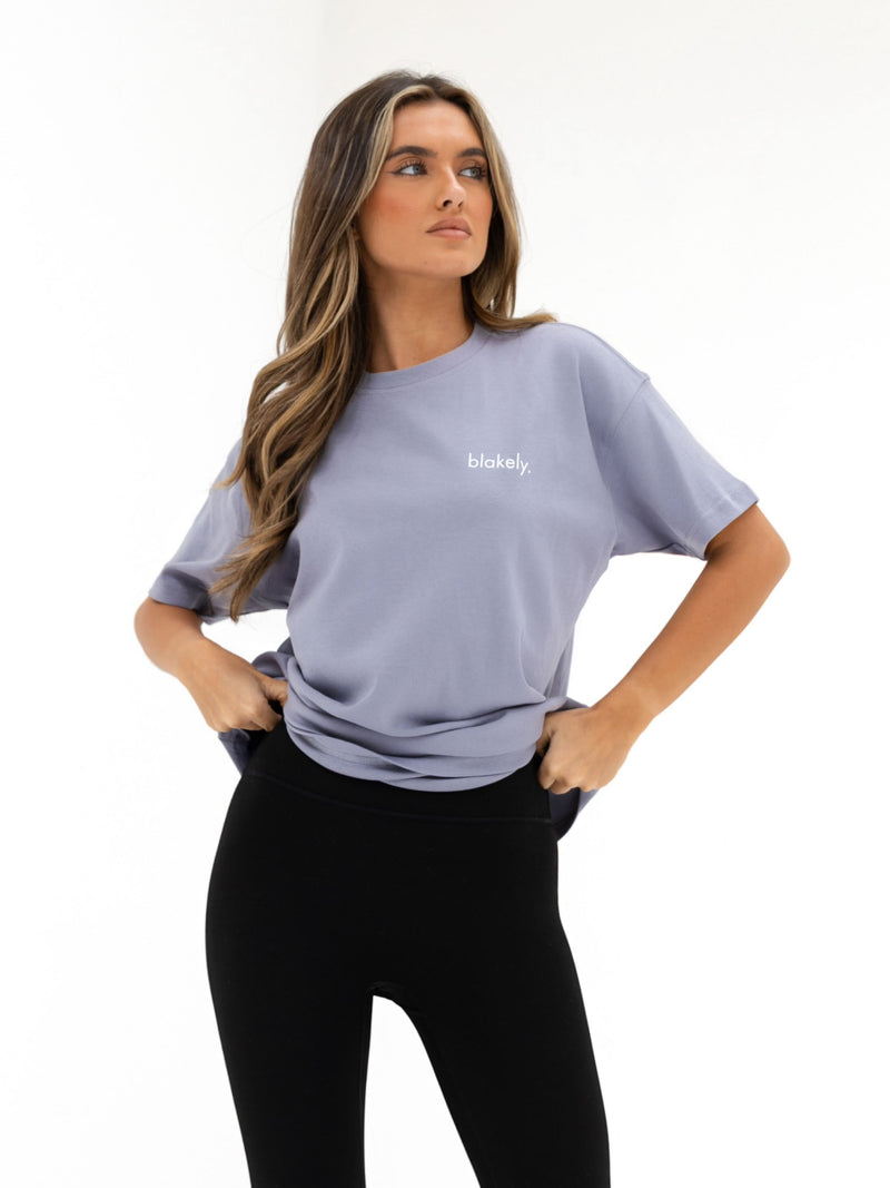 Lexi Oversized T-Shirt - Blasslila