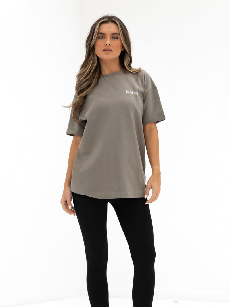 Lexi Oversize-T-Shirt – Safarigrün