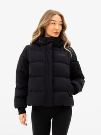 Multiway Puffer Coat 2 - Schwarz