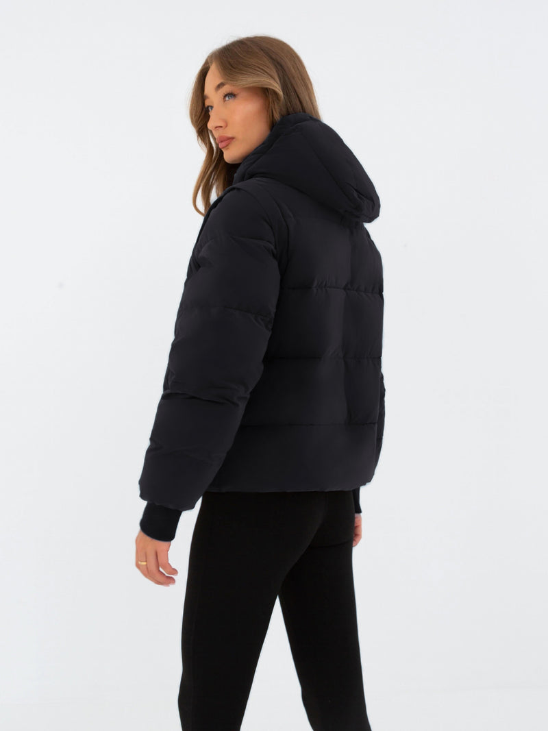 Multiway Puffer Coat 2 - Black