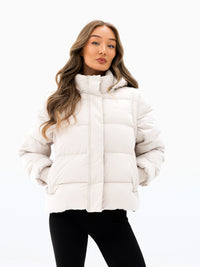 Multiway Puffer Coat 2 - Kreide