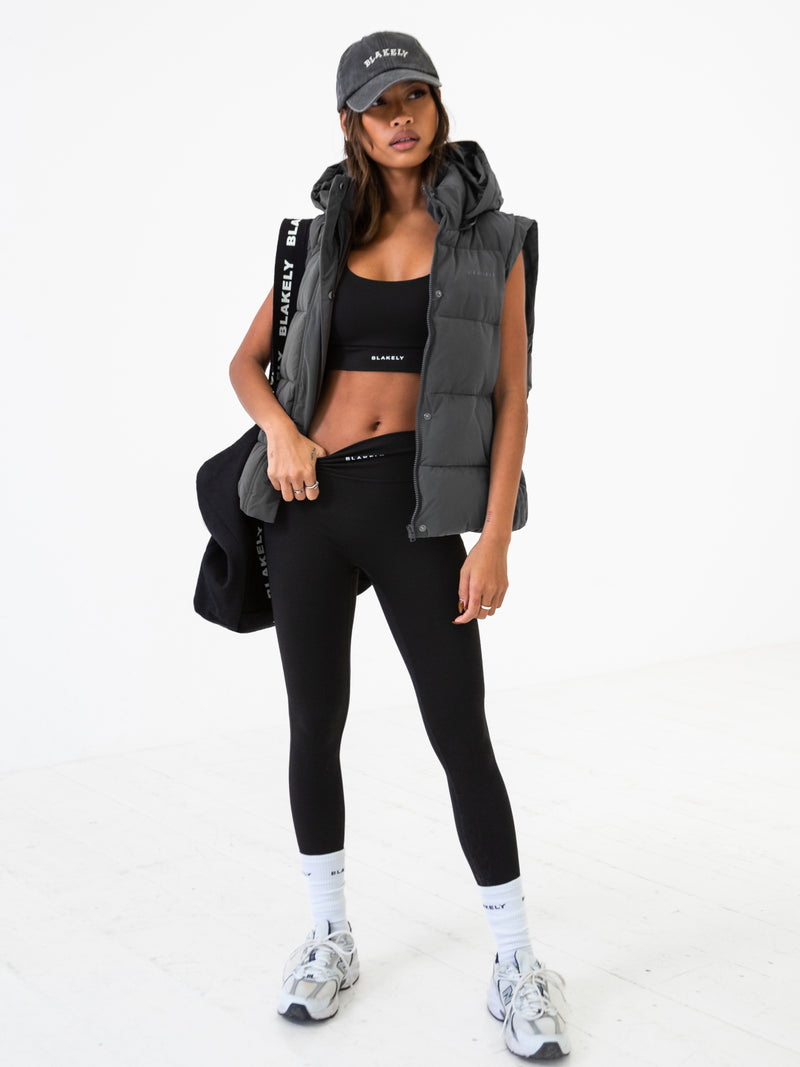 Multiway Puffer Coat 2 - Charcoal