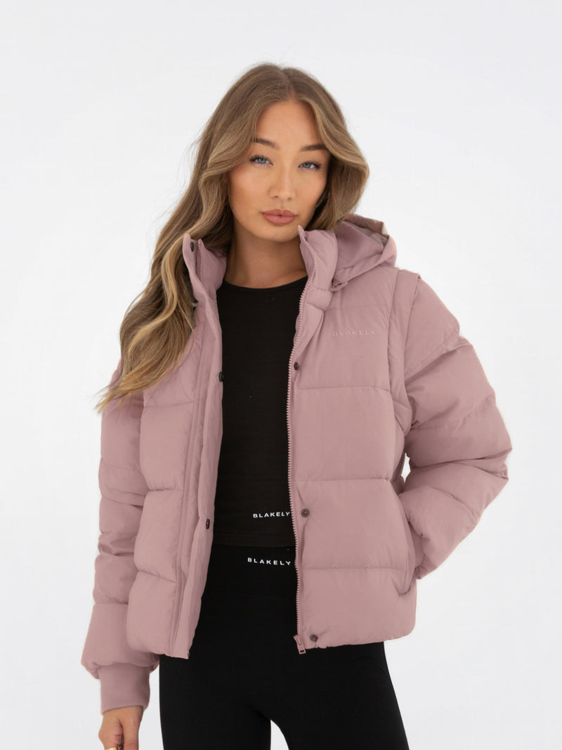 Multiway Puffer Coat 2 - Pink