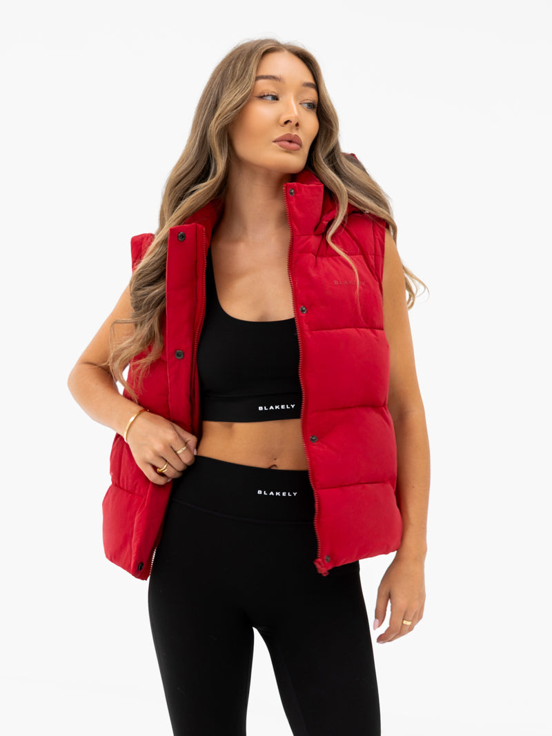 Multiway Puffer Coat 2 - Rot