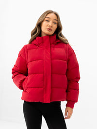 Multiway Puffer Coat 2 - Rot