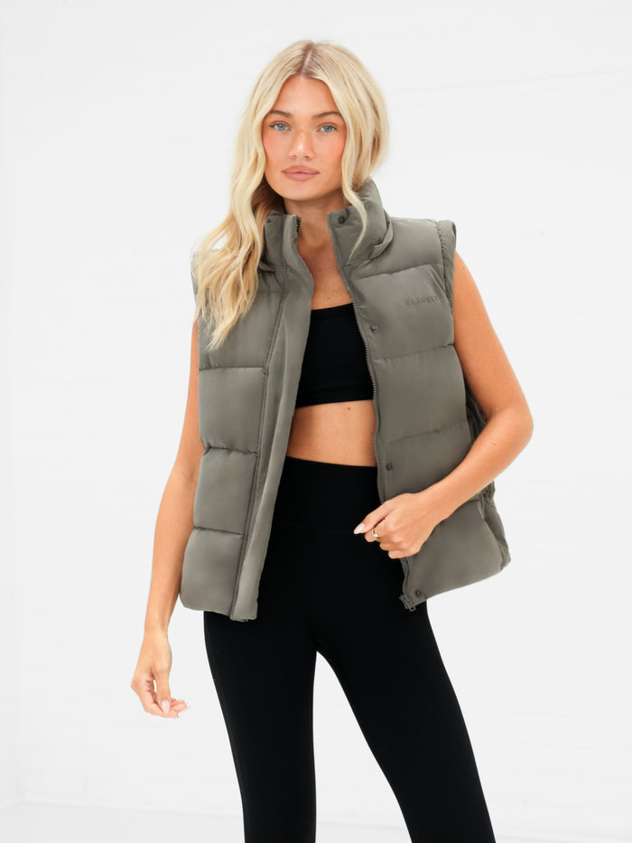Multiway Puffer Coat 2 - Safarigrün