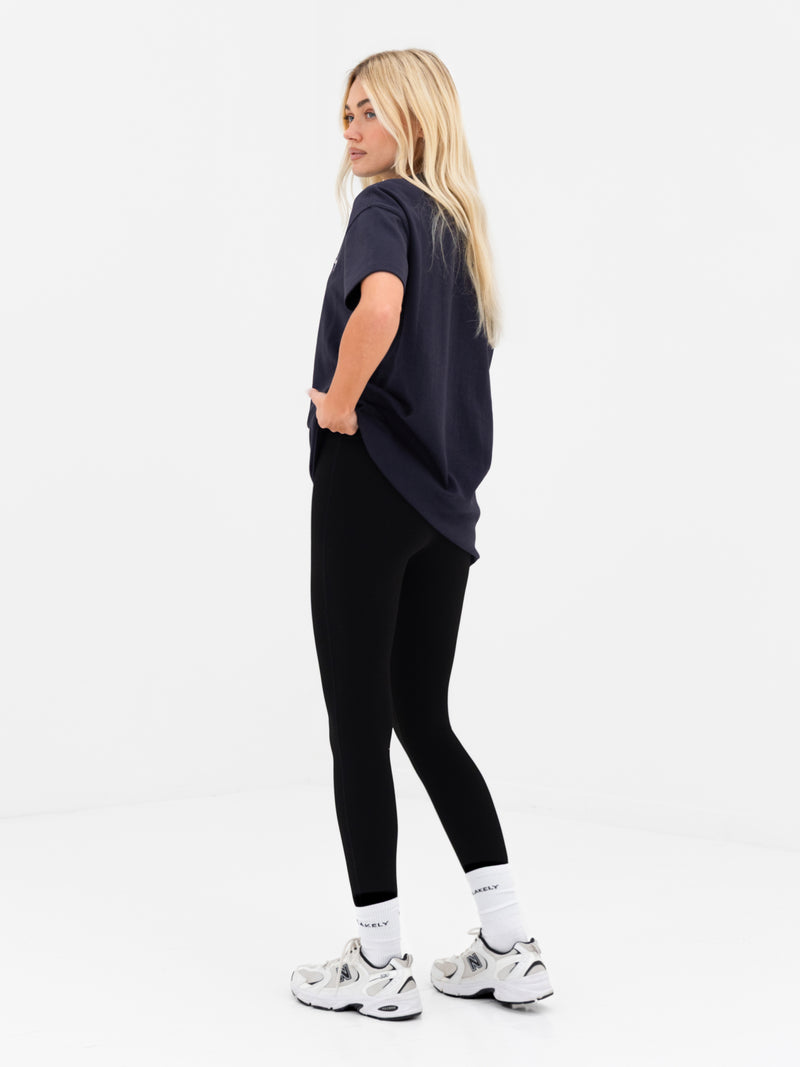 Mindy Oversized T-Shirt - Soft Navy