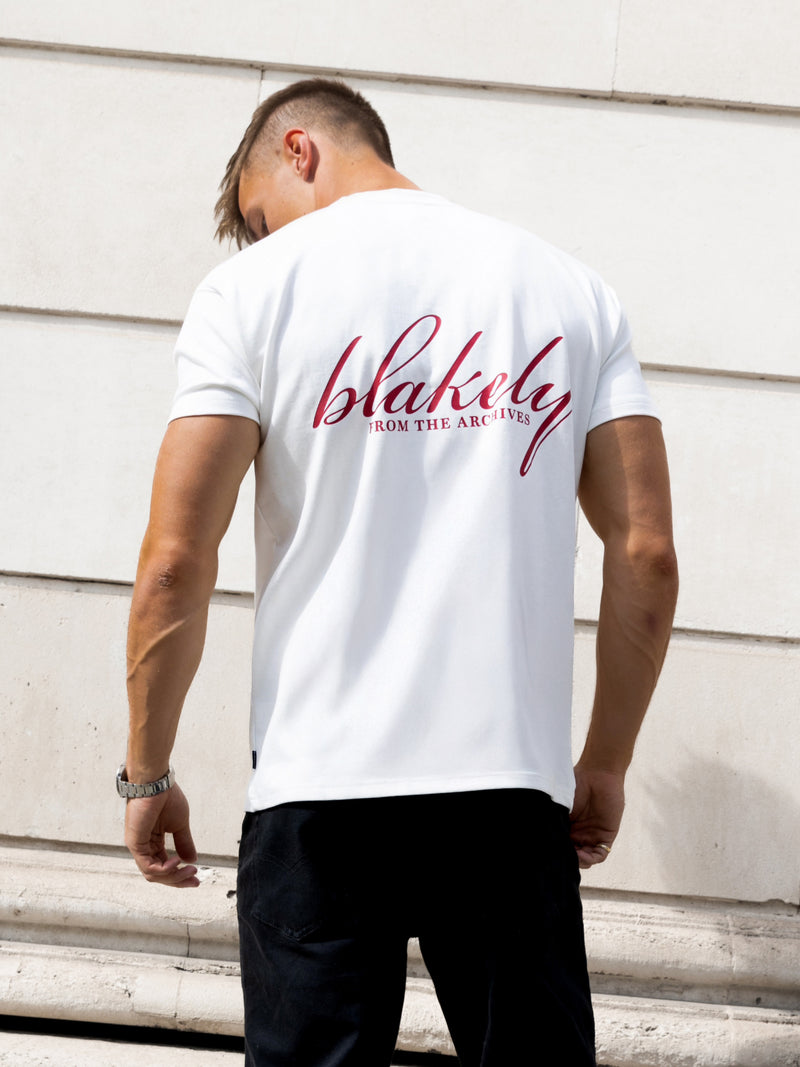 Austin Relaxed T-Shirt - Flaches Weiß