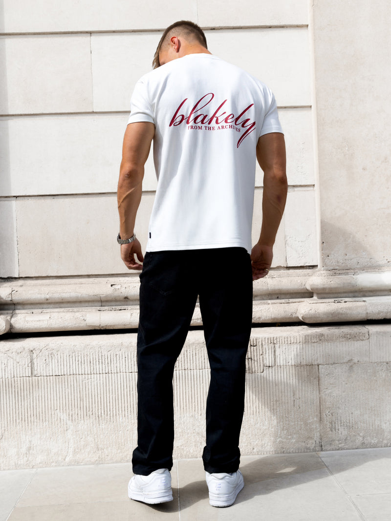 Austin Relaxed T-Shirt - Flaches Weiß