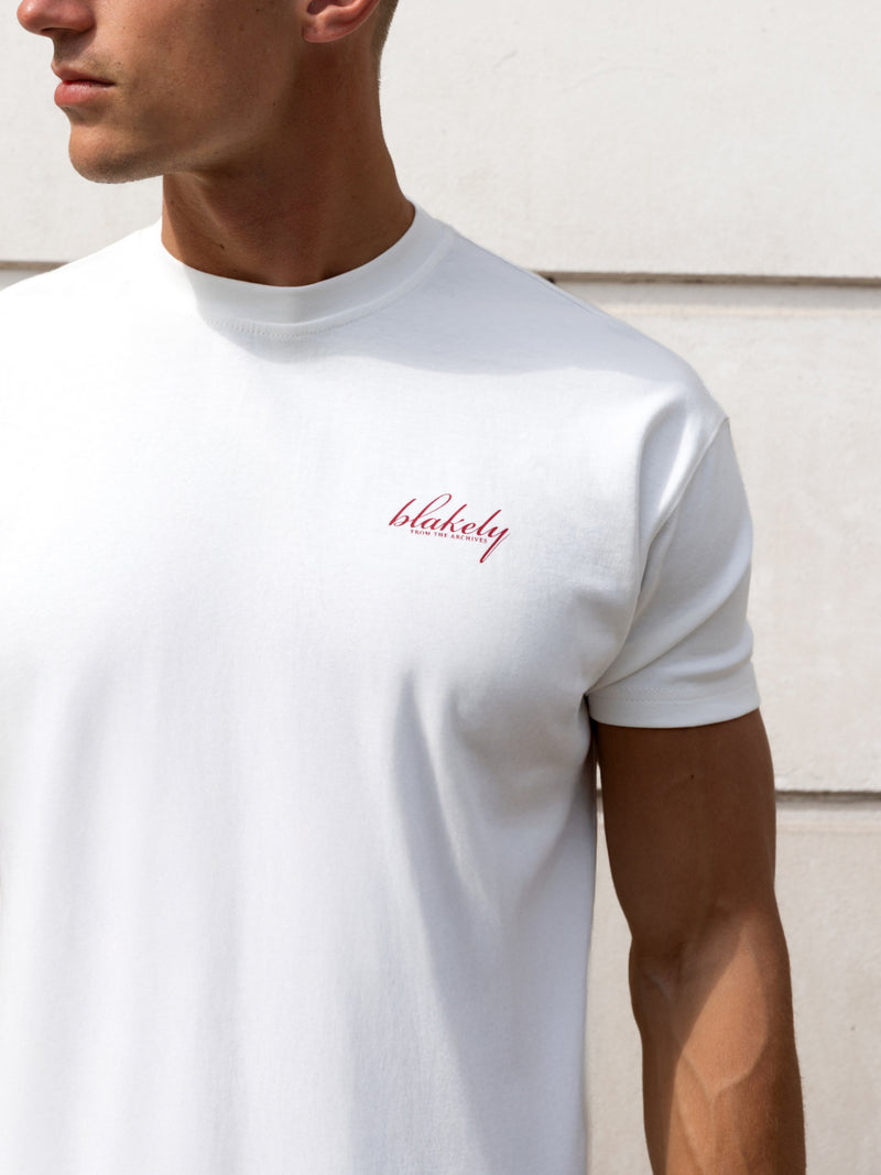 Austin Relaxed T-Shirt - Flaches Weiß