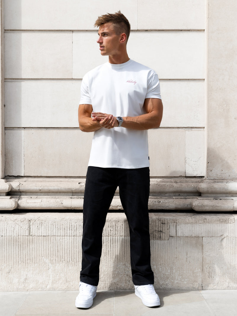 Austin Relaxed T-Shirt - Flaches Weiß