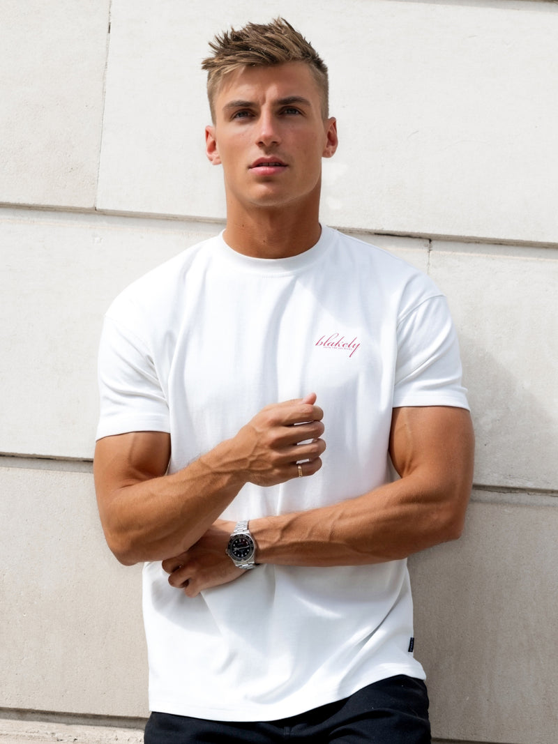 Austin Relaxed T-Shirt - Flaches Weiß