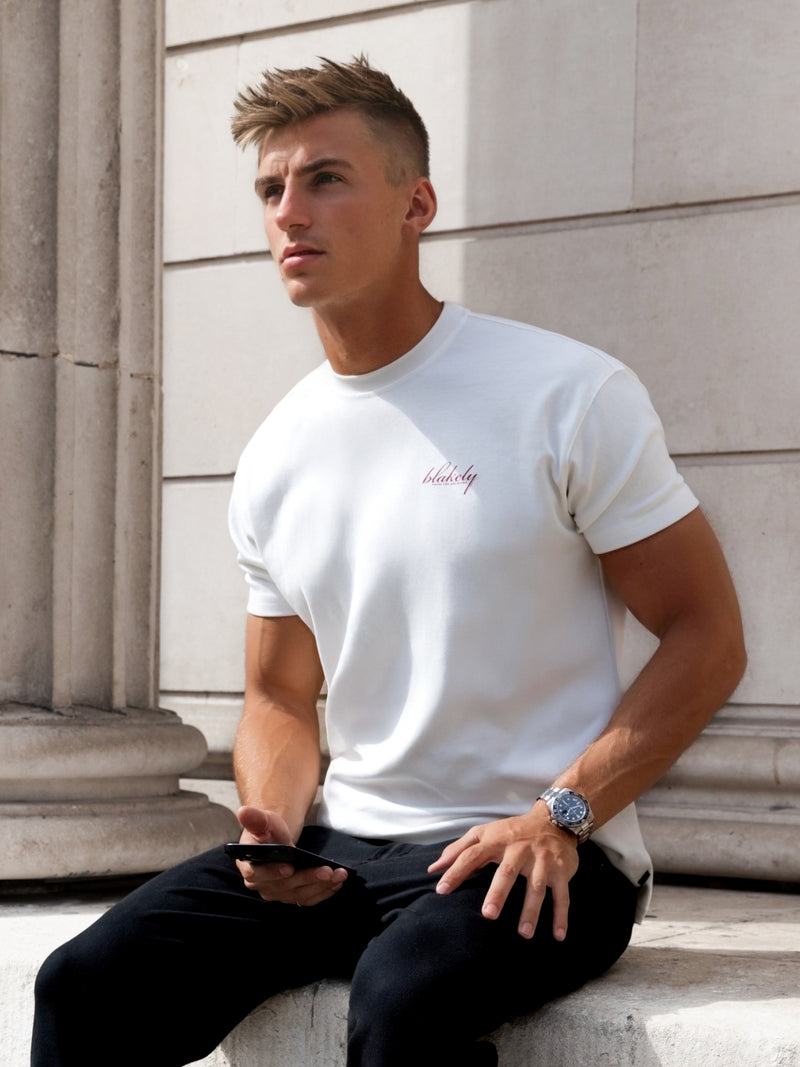 Austin Relaxed T-Shirt - Flaches Weiß
