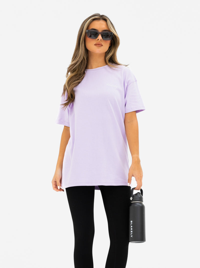 Georgia Oversized T-Shirt - Lila