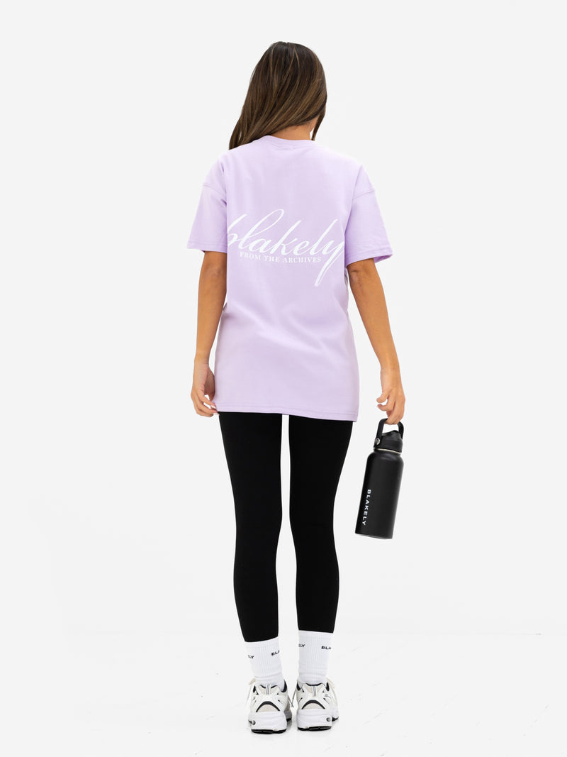 Georgia Oversized T-Shirt - Lila