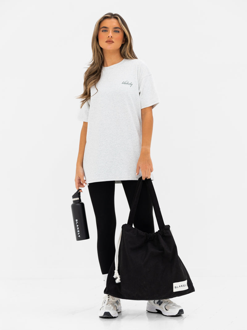 Georgia Oversized T-Shirt - Mergelweiß
