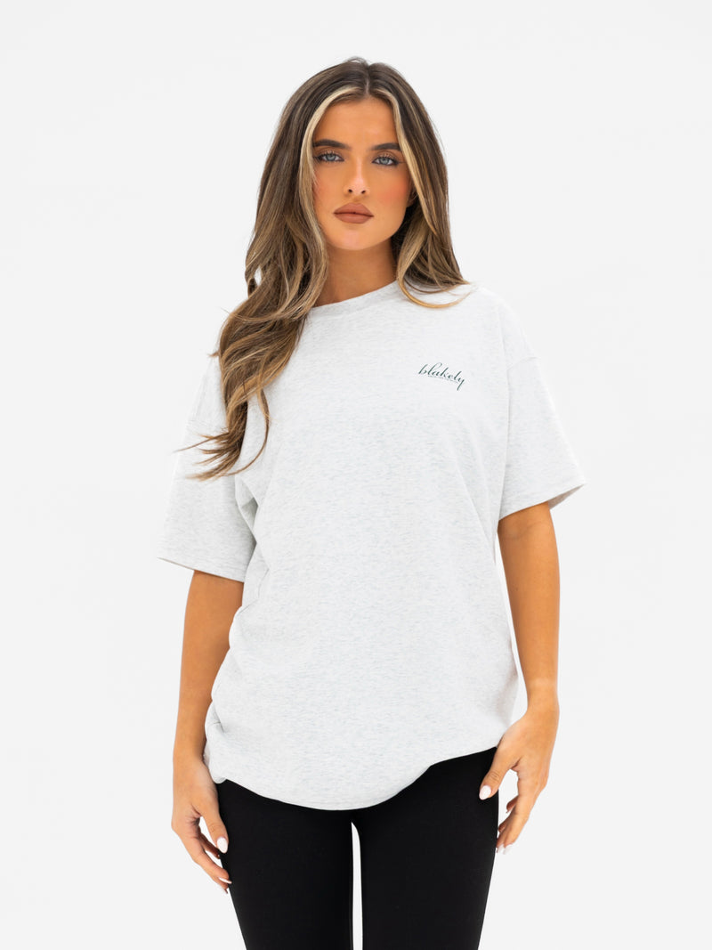 Georgia Oversized T-Shirt - Mergelweiß