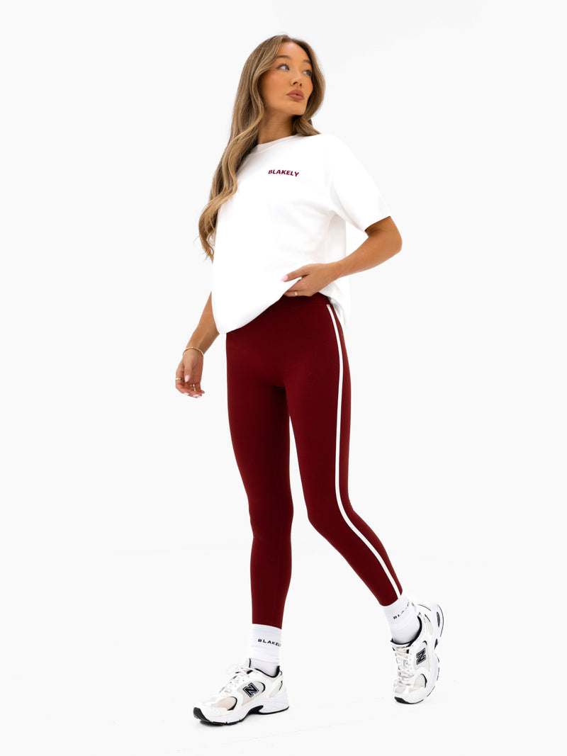 Naomi Oversized T-Shirt – Flaches Weiß