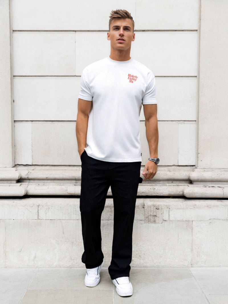 Luke Relaxed T-Shirt - Flat White