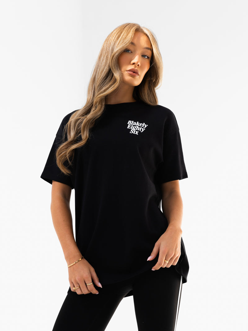 Romi Oversized T-Shirt - Black