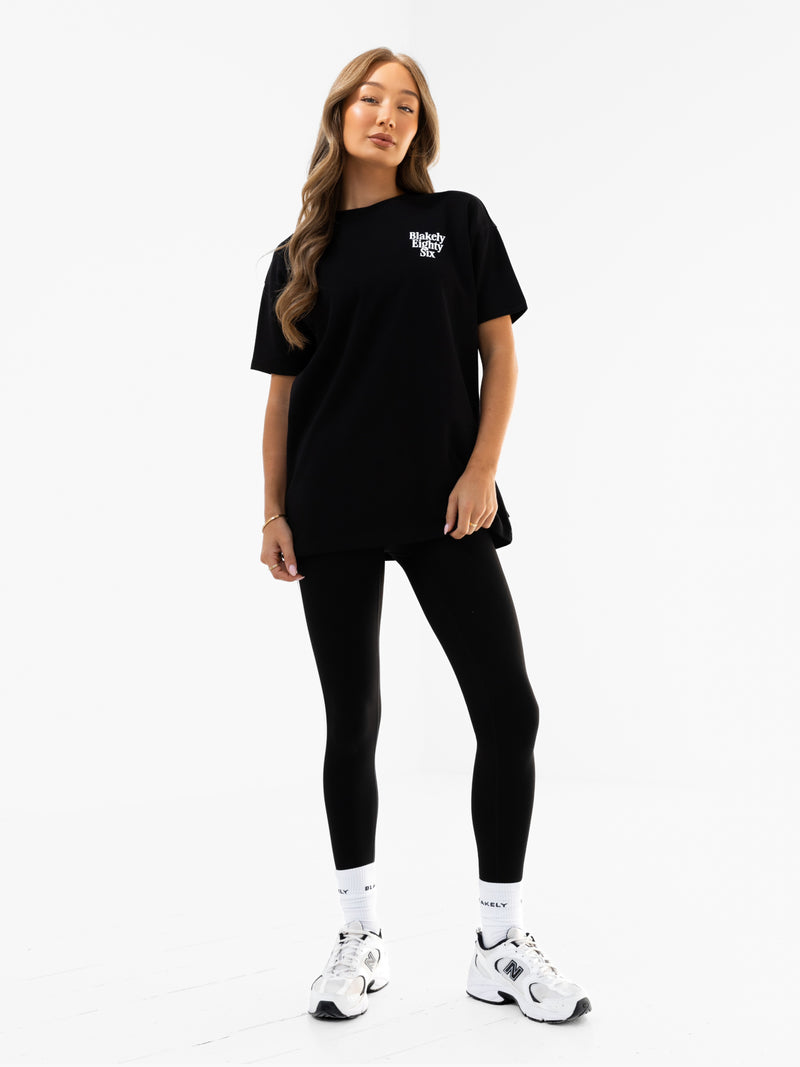 Romi Oversized T-Shirt - Black
