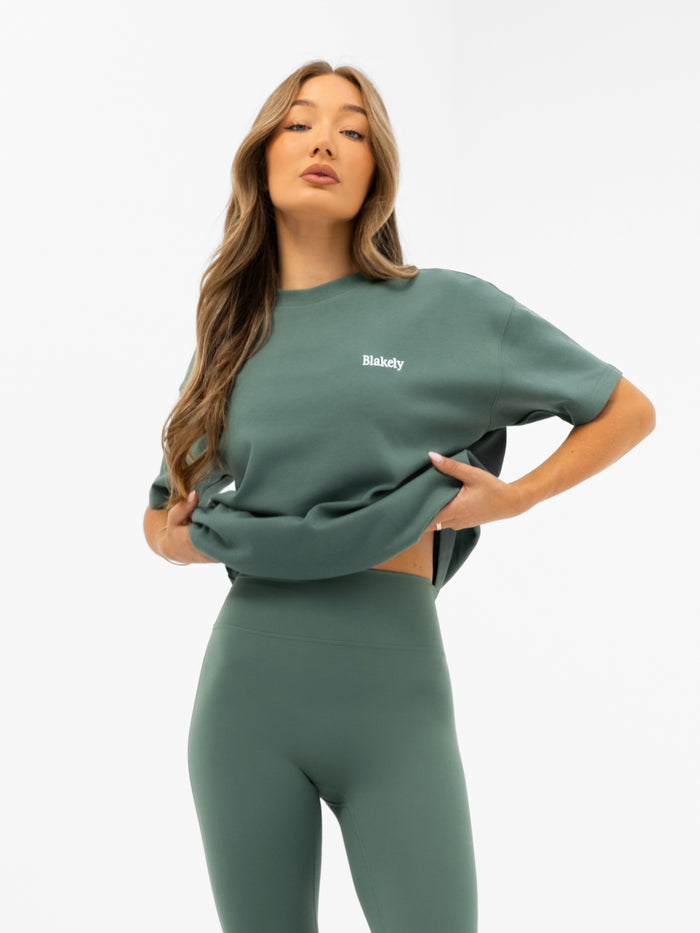 Jada Oversized T-Shirt - Vintage Green