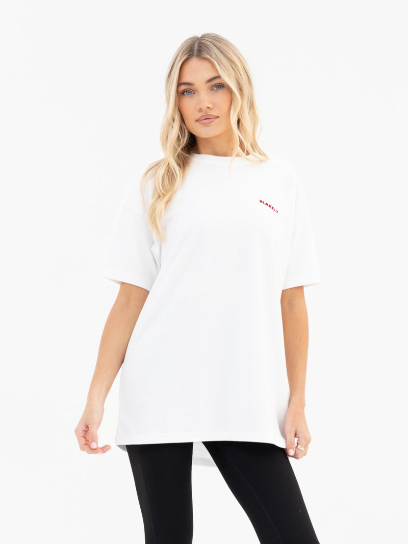 Amari Altitude Oversized T-Shirt - Flat White