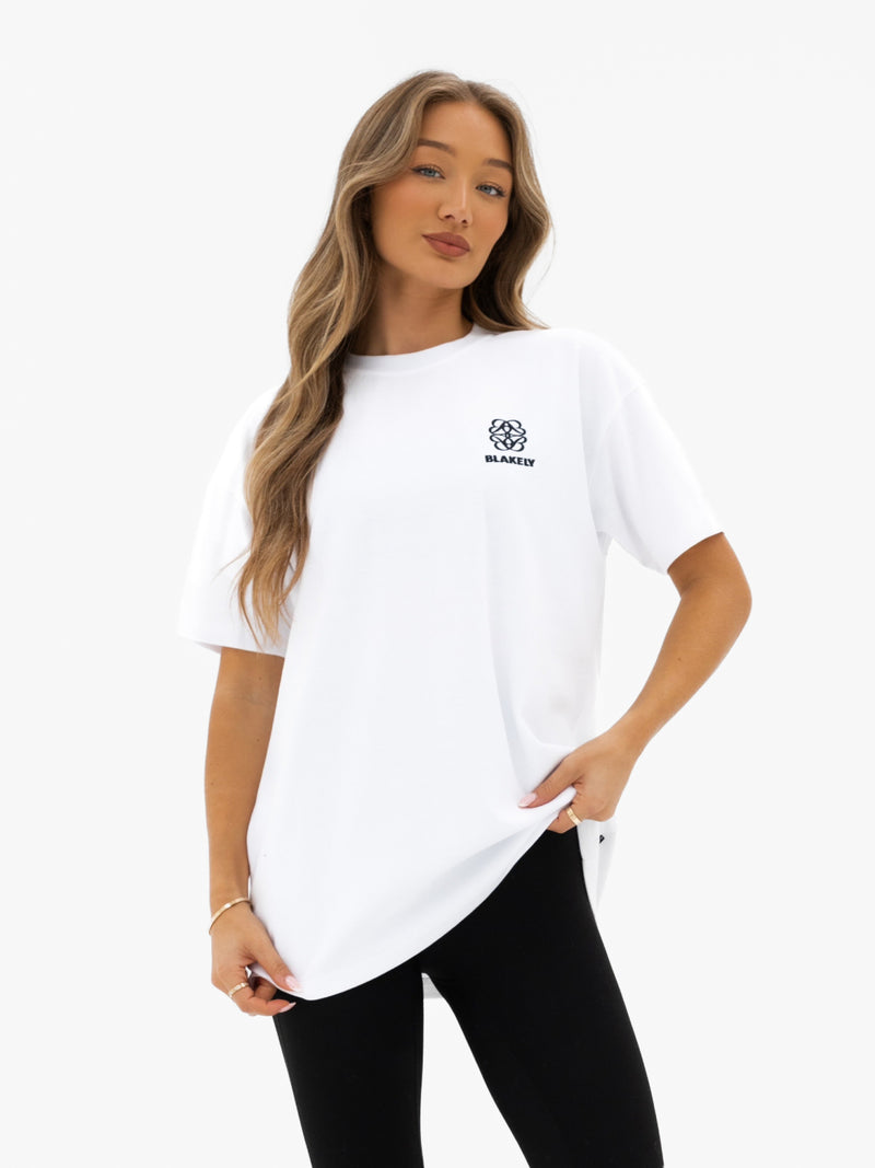 Iris Oversized T-Shirt - Bright White