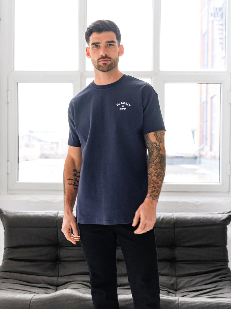 NYC Relaxed T-Shirt - True Navy